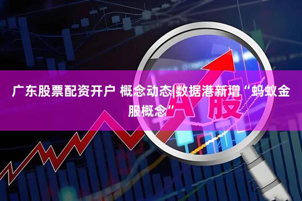 广东股票配资开户 概念动态|数据港新增“蚂蚁金服概念”